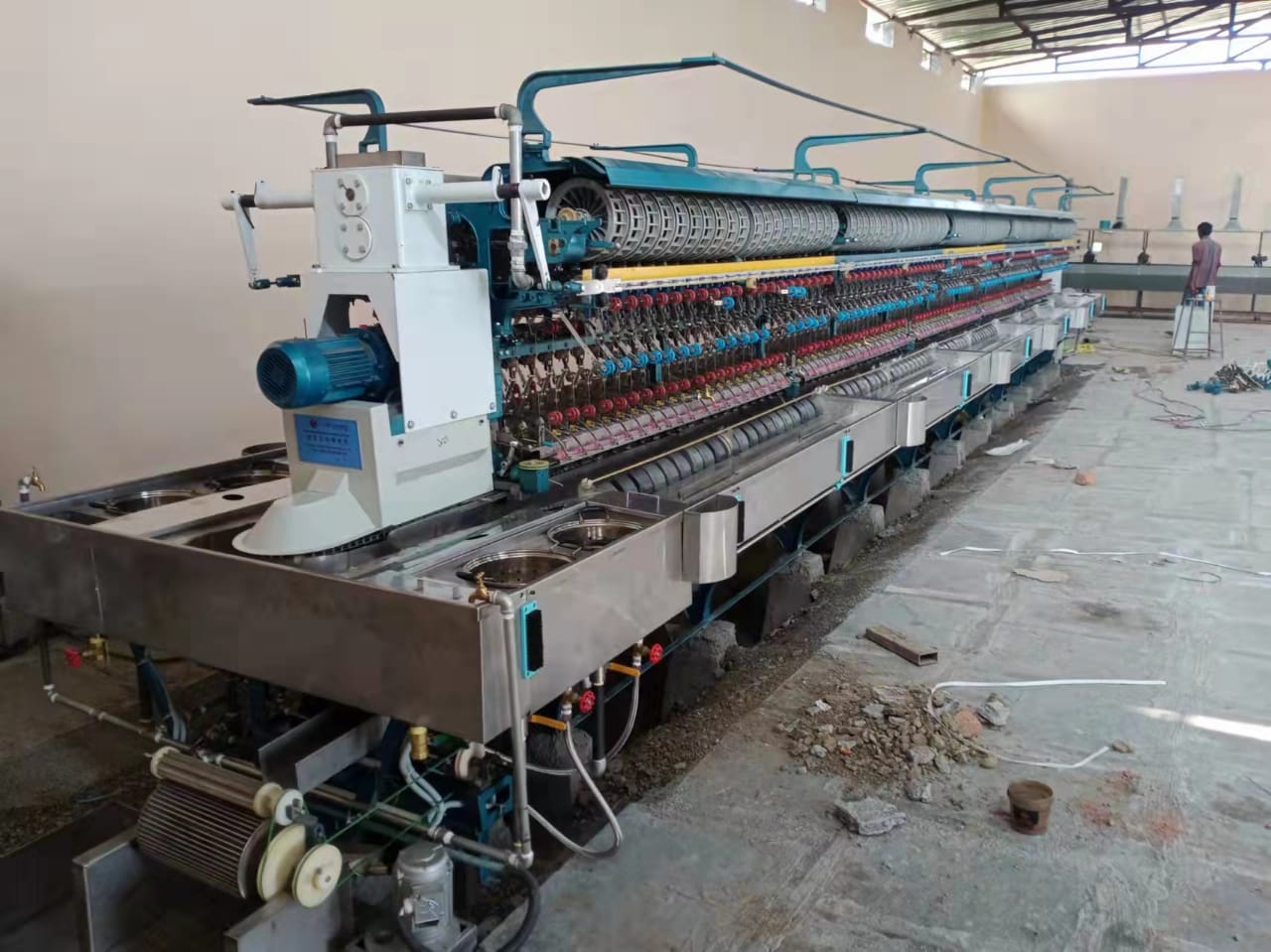 Semiauto silk reeling machine 120ends